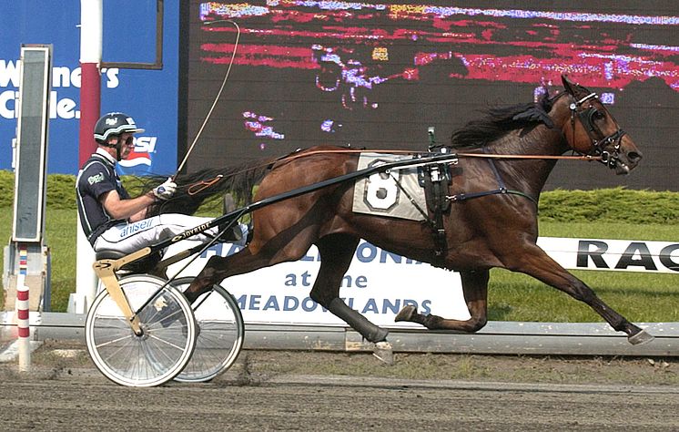 Victory Tilly vinner Nat Ray Trot på Meadowlands på nytt världsrekord, år 2002