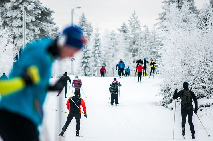 Folksomt på Trysil-Knut Arena 