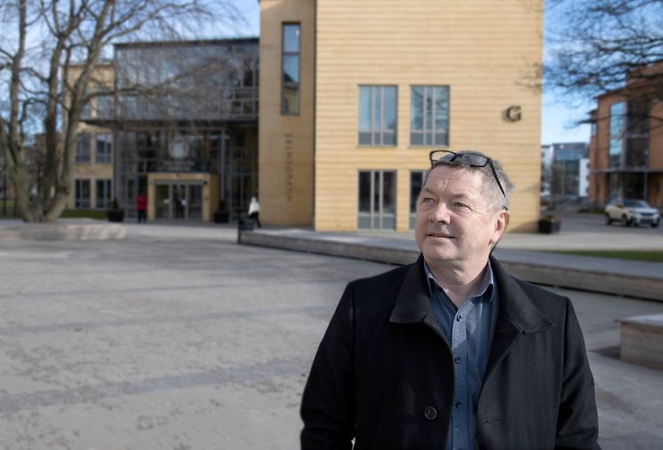 Lars Niklasson på campus