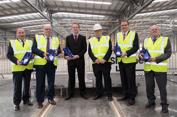 Hitachi Rail Vehicle Manufacturing Facility - Topping out event 30th October 2014