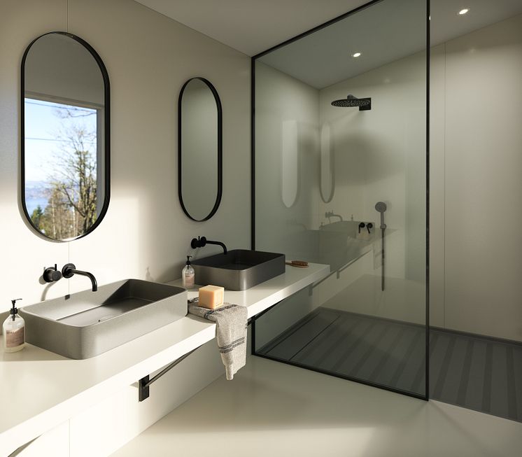 Silestone Bathroom - Faro White v2