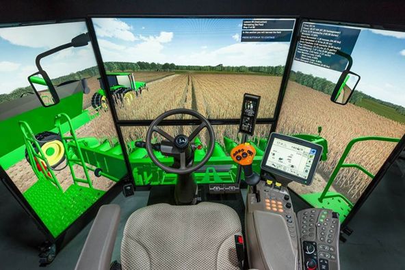 GoHarvest Premium combine simulator_John Deere, Elmia Lantbruk Innovation Award 2016, Guld