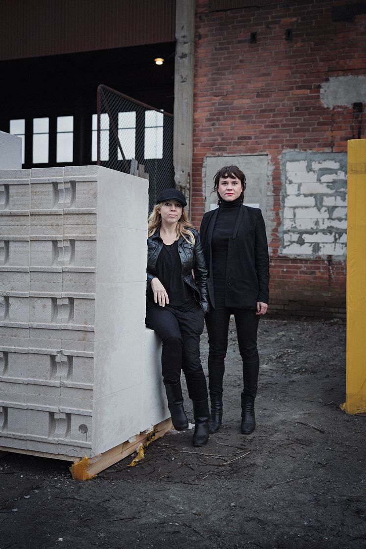 Anna Holmquist and Chandra Ahlsell from Folkform. Photo: Alexander Lagergren