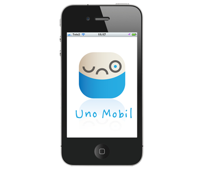 Uno Mobil app start