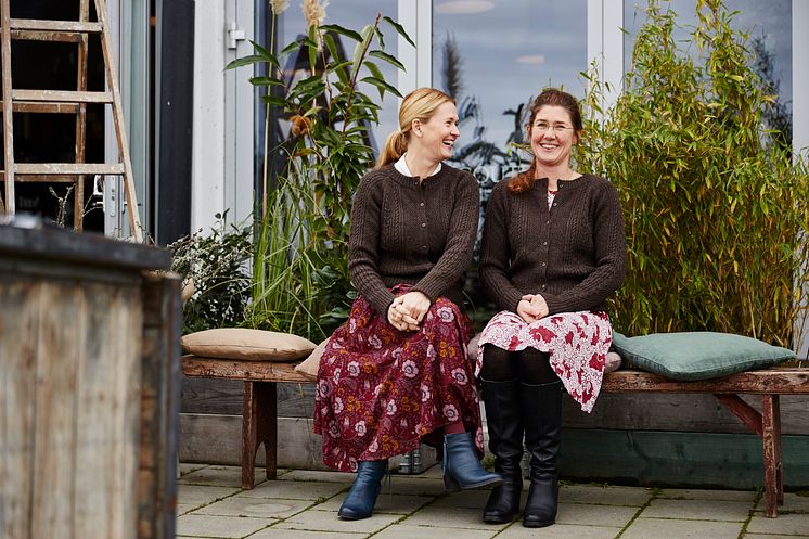 Malin & Erika på Blomsterfrämjandet