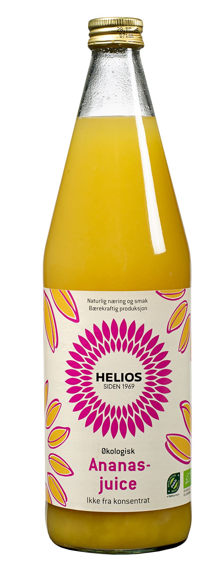 Helios ananasjuice økologisk 0,75 l