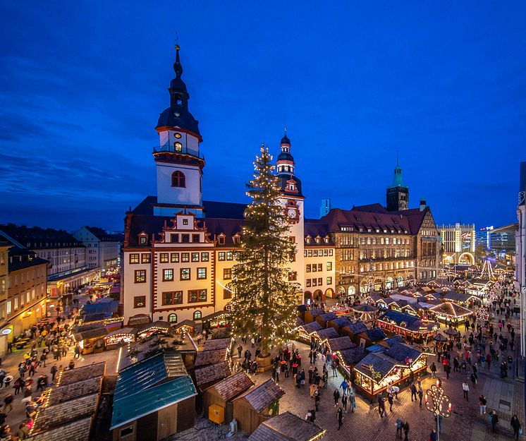 2. Weihnachtsbaum in Chemnitz