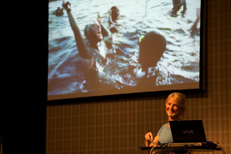 Annelie Pompe på Nordic Outdoor 2013