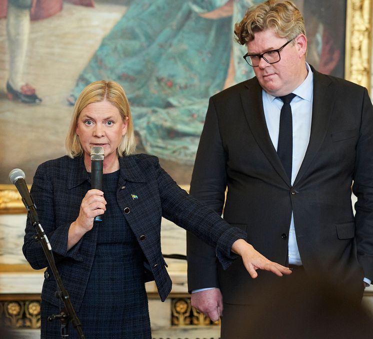 Magdalena Andersson och Gunnar Strömmer om metoo