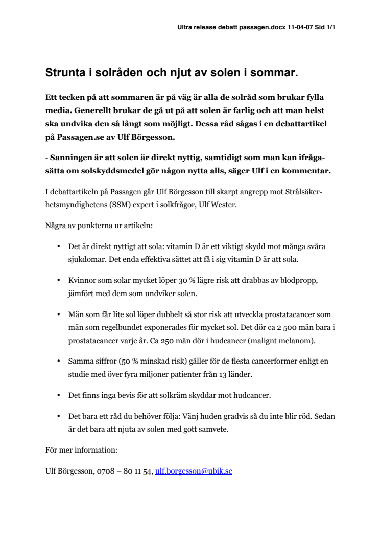 Skarp kritik mot solråden på Passagen