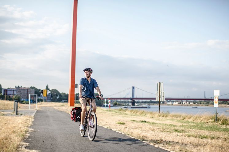 Startpunkt Rheinorange Duisburg ©RuhrtalRadweg