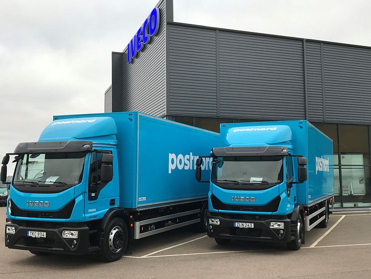 IVECO Eurocargo på väg till PostNord