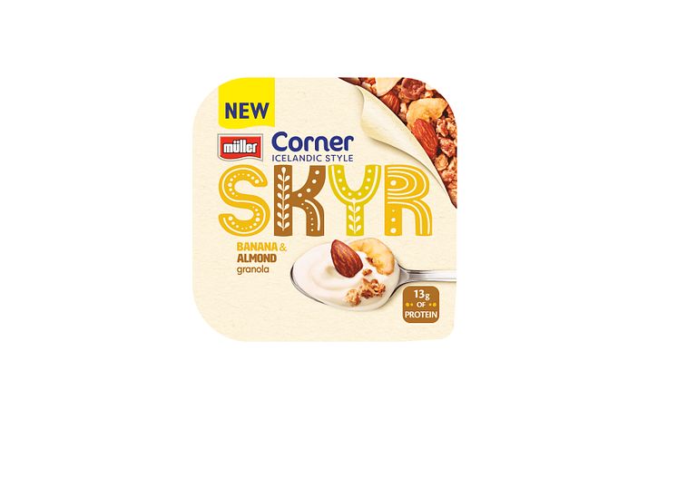 Müller Corner Icelandic Style Skyr - Banana and Almond