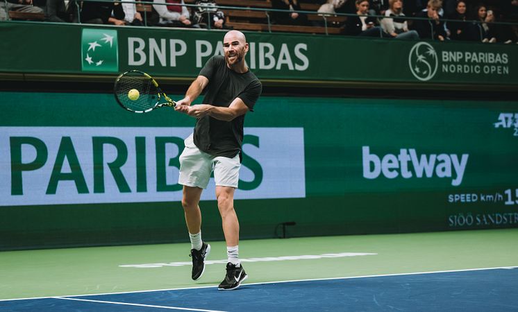 Adrian Mannarino at the BNP Paribas Nordic Open 2023