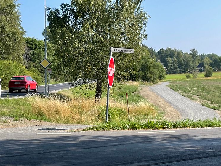 Sommarcykelväg mot Lundabadet