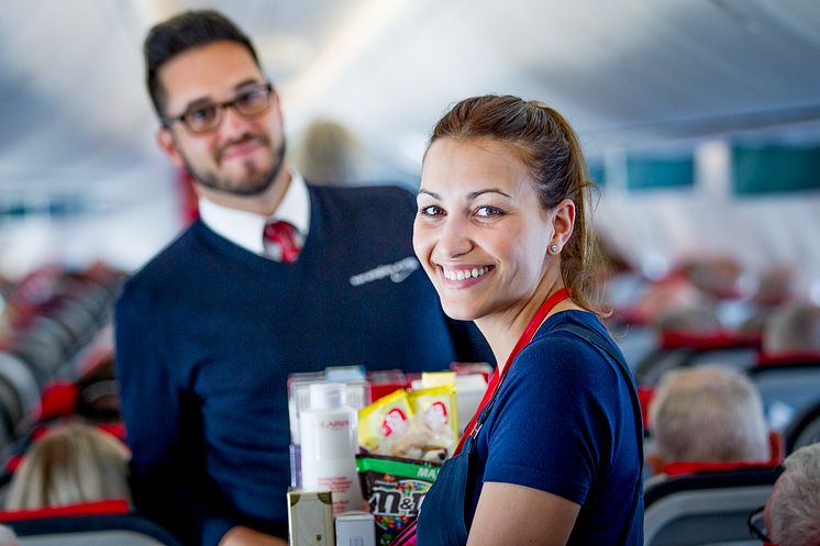 Norwegian Cabin Crew on board Boeing 737-800