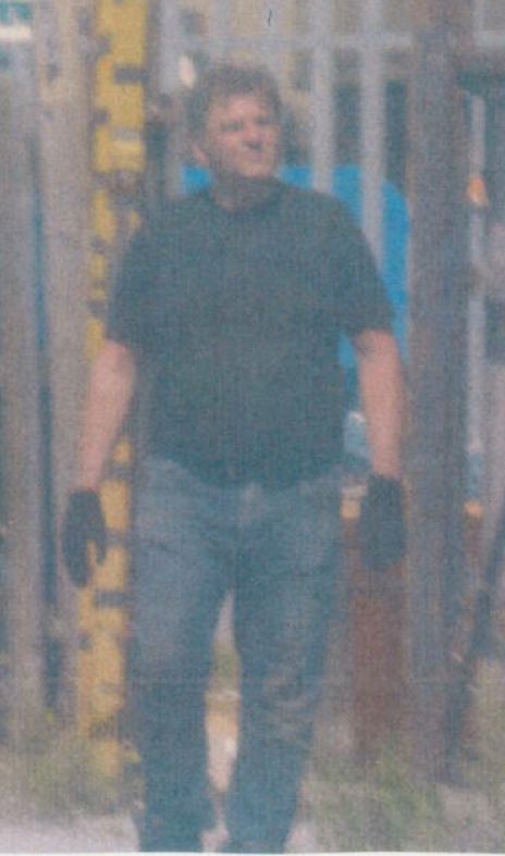 Op Fuzzy - Surveillance photo of Peele in Sandbach