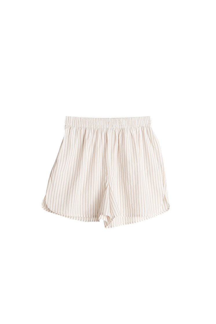 Amanda pyjamas shorts - Beige/stripe