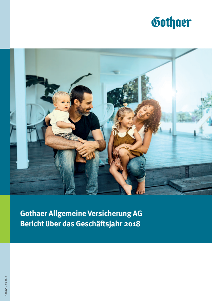 Gothaer Allgemeine Versicherung AG: Bericht über das Geschäftsjahr 2018