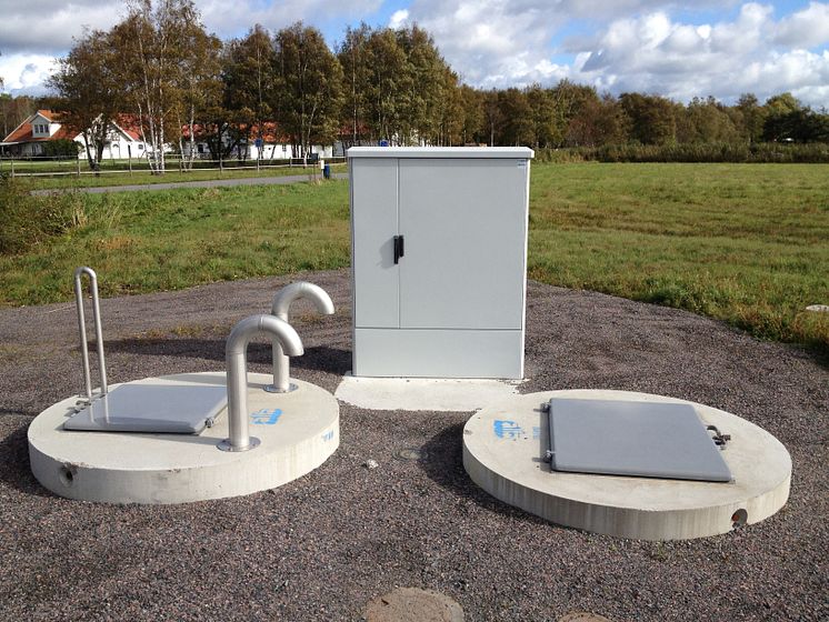 Teknikskåp för pumpstationer