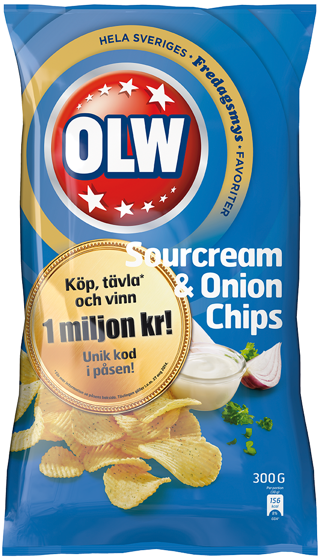 Sour Cream & onion miljon