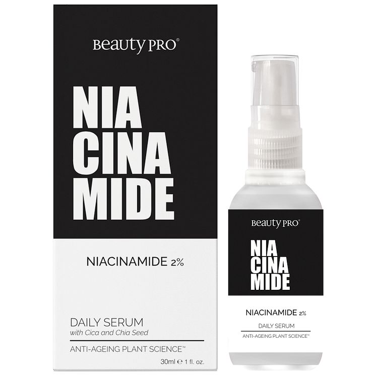 BeautyPro Niacinamide Box ad Bottle