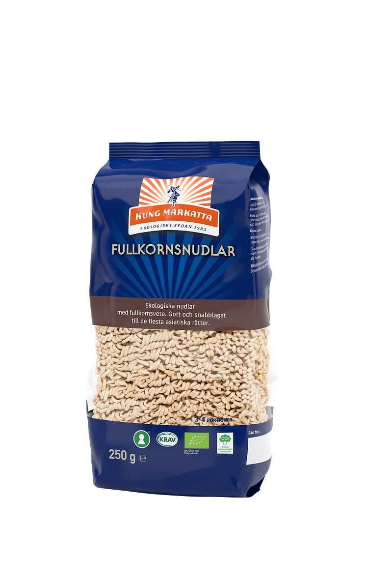 Kung Markatta Fullkornsnudlar, 250 gram