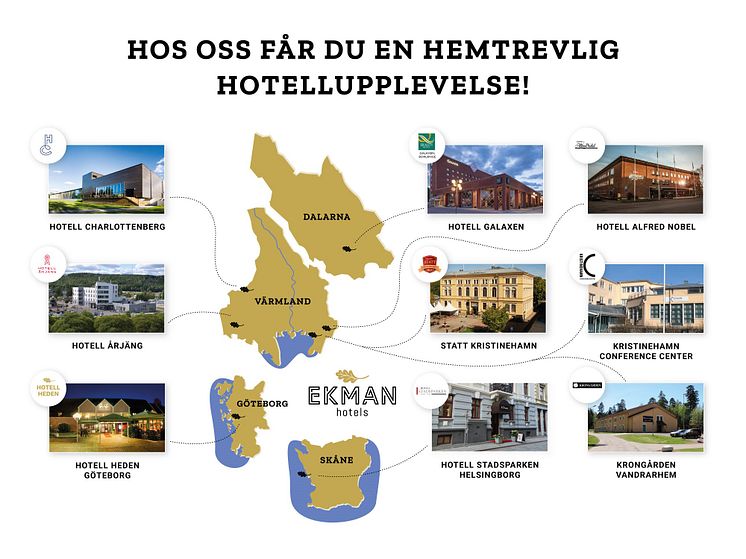 Ekman Hotels karta 2023
