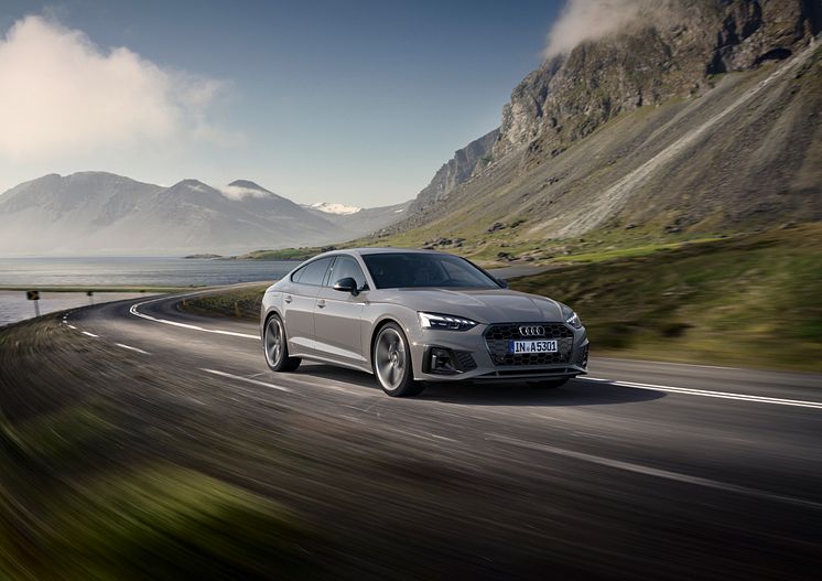 Audi A5 Sportback (kvantumgrå)