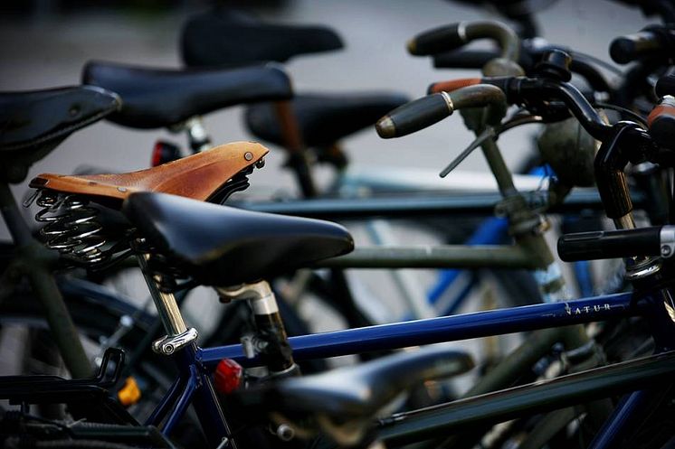 Dooman cykelgarage Cyklar i entren vårdcentraler 1