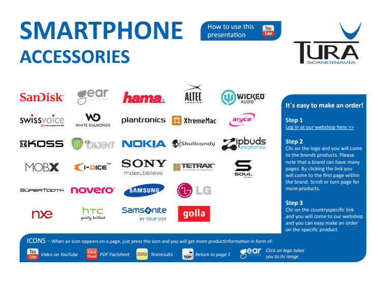 Smartphone assortment Tura Scandinavia AB 121023