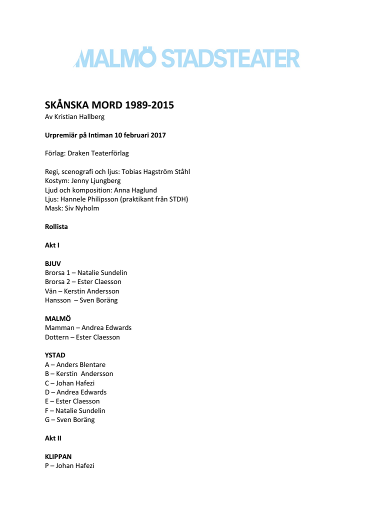 Skånska mord 1989-2015