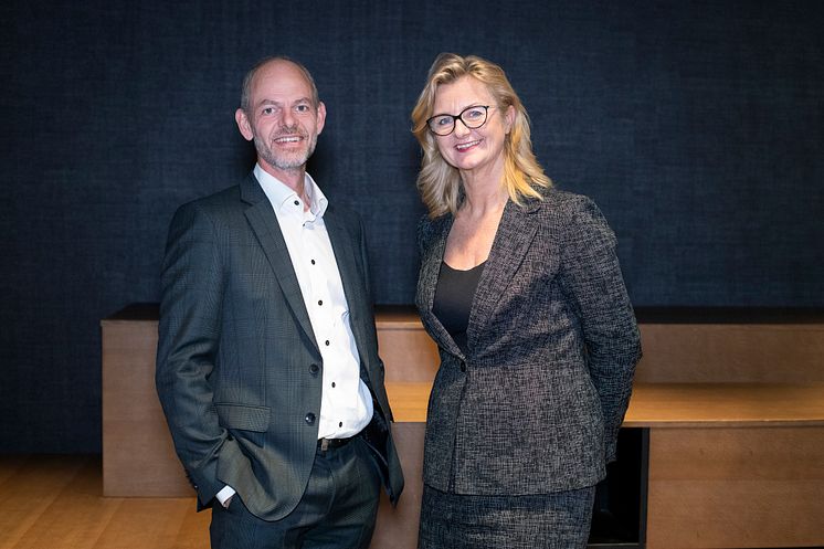 Lars Rosenløv and Ann-Christin Andersen