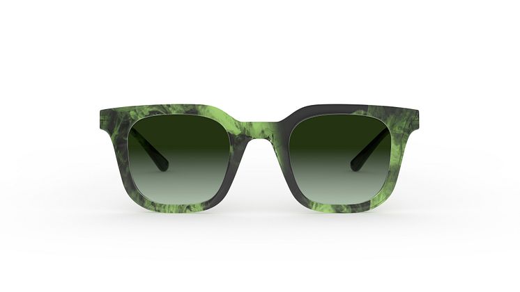 Ai Eyewear: Square Bold, Green, Gradient Green