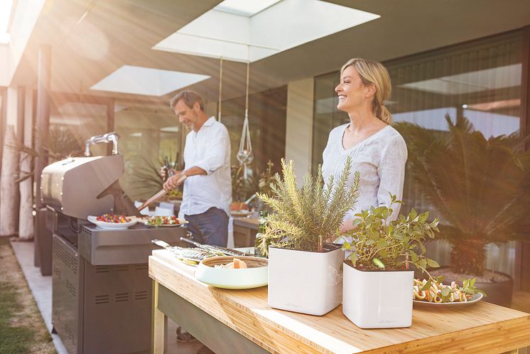 Kochen, Wohnen, Leben unter freiem Himmel