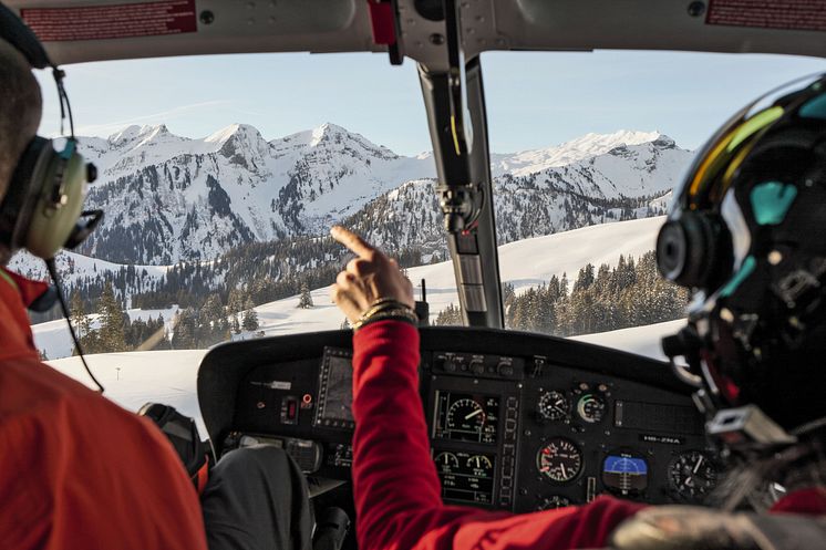 Heliskiing in Gstaad 