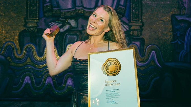Nadja Buckenberger, founder RoomRaccoon, Founder of the Year Small Size Companies