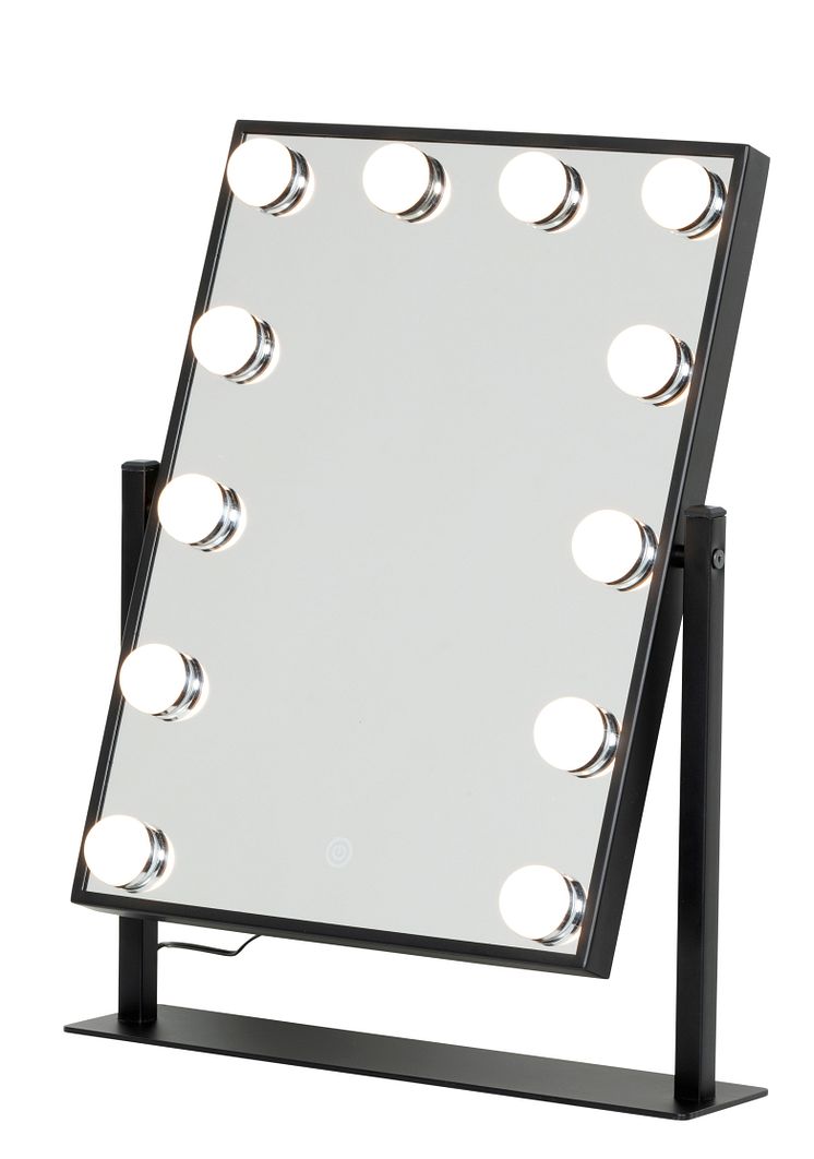 NYHET! Make up mirror Linda with LED light Black Metal 49,90  EUR.jpg