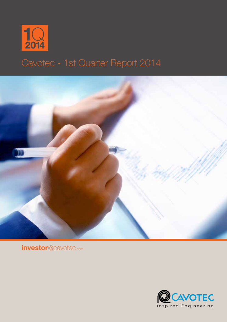 Cavotec 1Q14 results summary