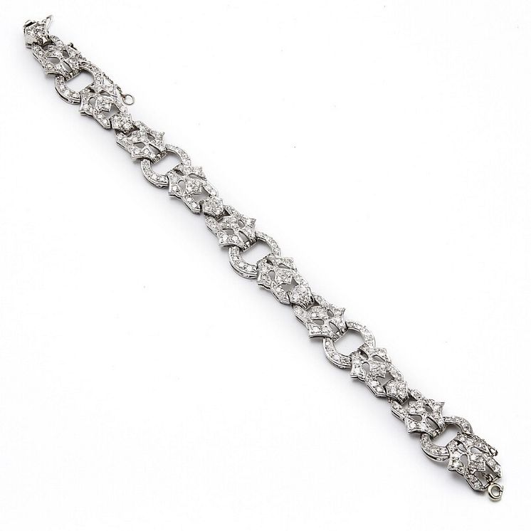 Art deco diamantarmbånd