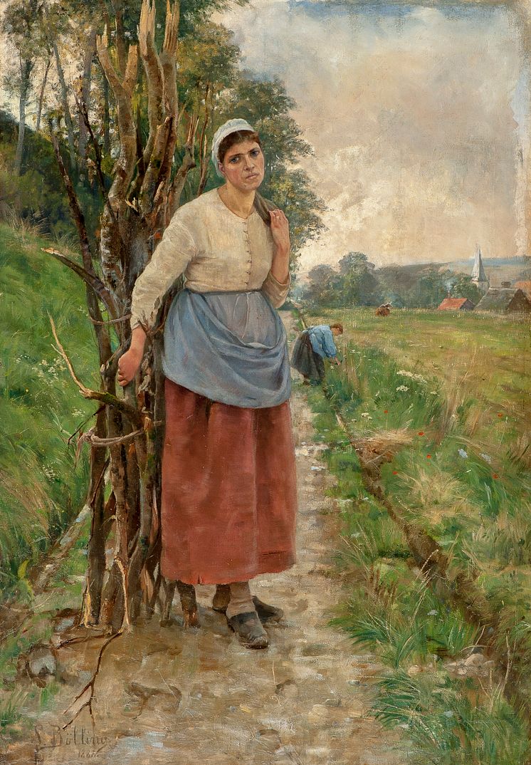 Sigrid Bølling «Fatigué. Bondekone fra Normandie», 1888