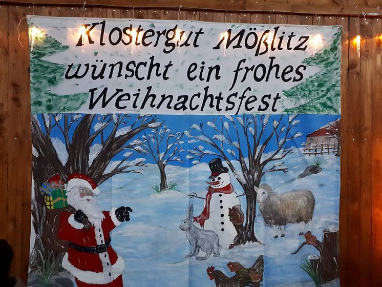 Für ein starkes Bärenherz: Klostergut Mößlitz richtet Weihnachten im Stall aus