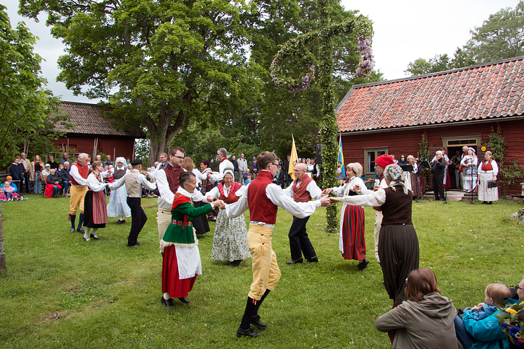 Midsommar på Härkeberga prästgård