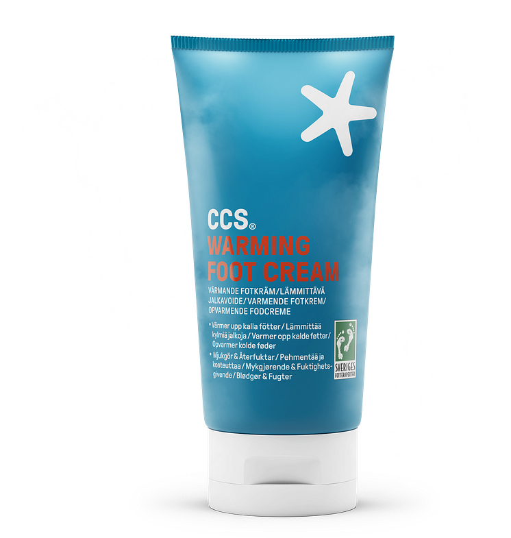 CCS Warming Foot Cream 150 ml, ånga