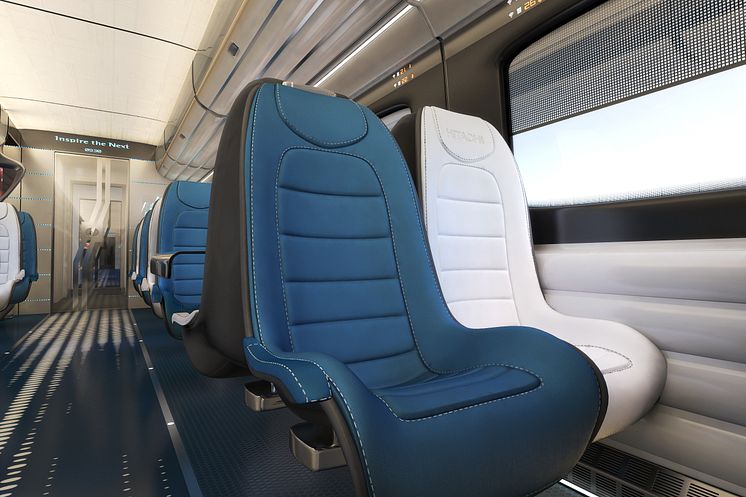 Hitachi Rail Europe debuts conceptual high speed train interiors