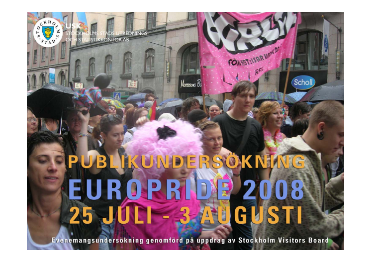 Publikundersökning EuroPride 2008
