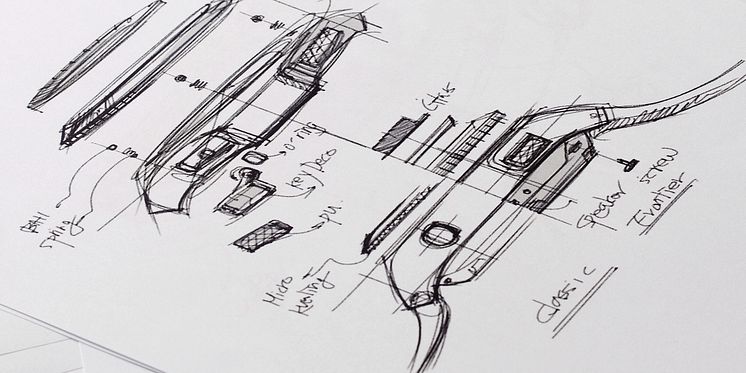 Gear S3 design sketch