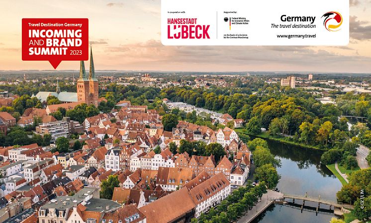 Lübeck: Blick auf die Altstadt und die Trave