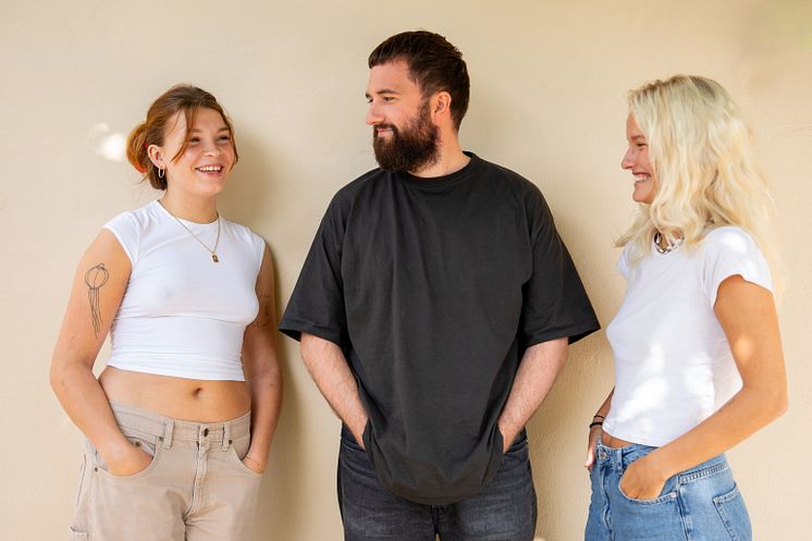 Andrea Hjejle, Jonas Risvig og Anna Lehrmann. Foto af Kristine Pedersen