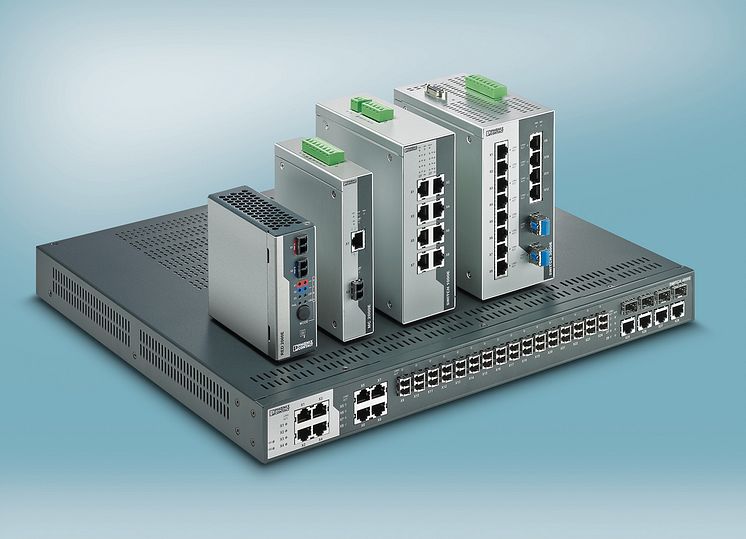 Rugged network infrastructure in accordance with IEC 61850-3 and IEEE 1613